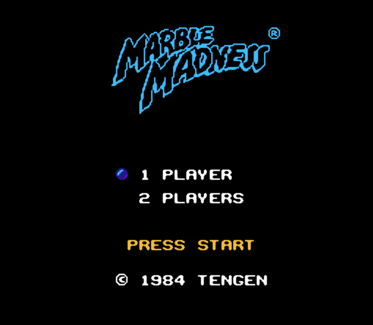  NES ROMS - Marble Madness (EUROPE / 유럽판 롬파일 다운로드)