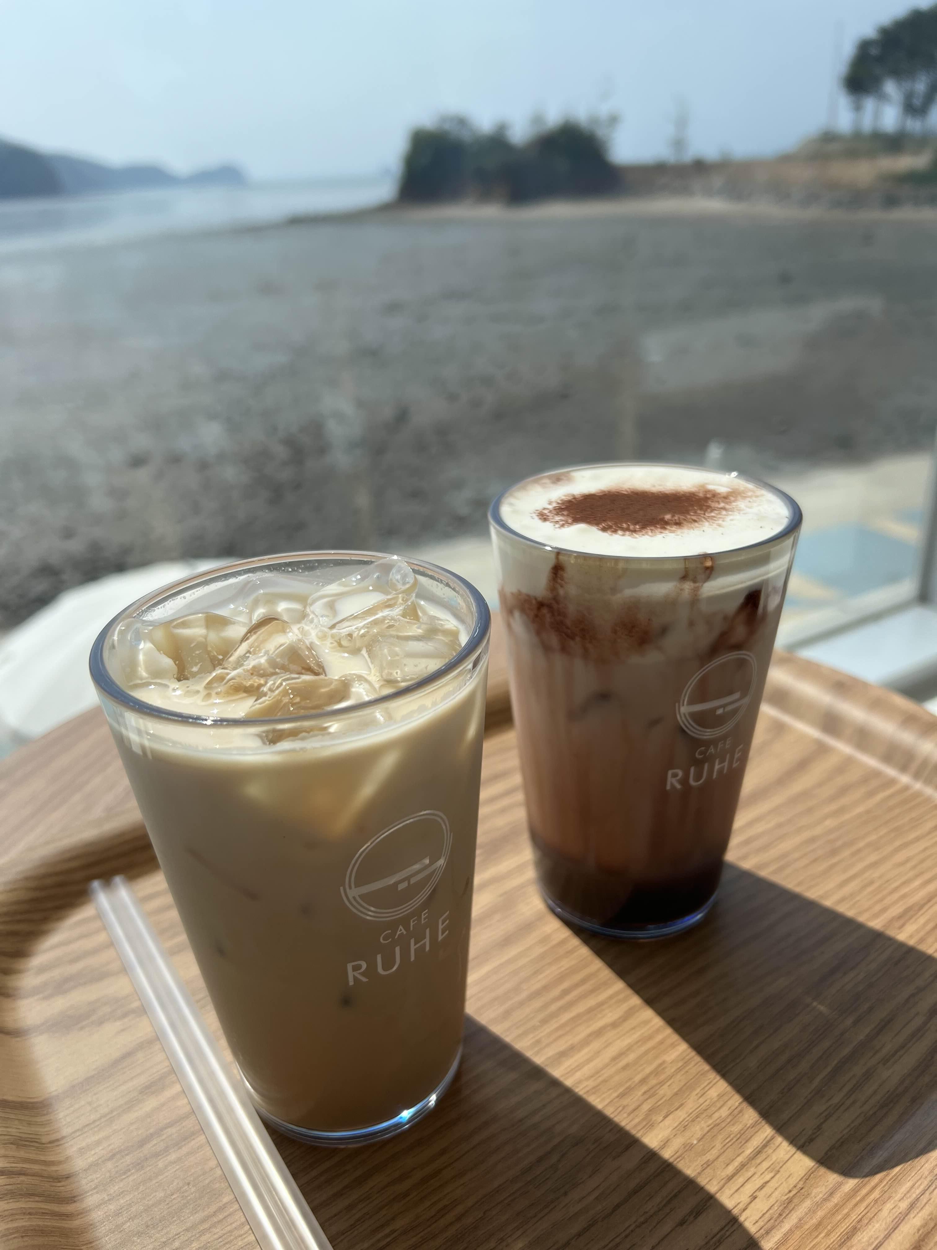  [대부도 카페 루헤] 대부도의 평화로운 바다를 보며 부드러운 커피 한모금의 힐링시간 가지기, 카페 루헤(Ruhe)