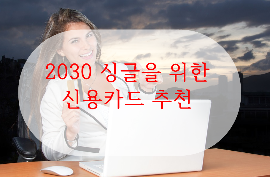  2030 싱글을 위한 신용카드 추천