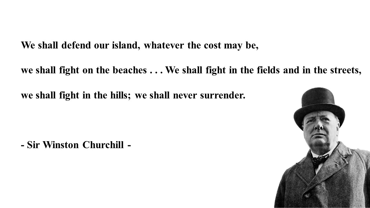 2차 세계대전 영국 수상 윈스턴 처칠(Sir Winston Churchill) 용기&#44; 극복&#44; 위트에 대한 다양한 영어 명언 모음