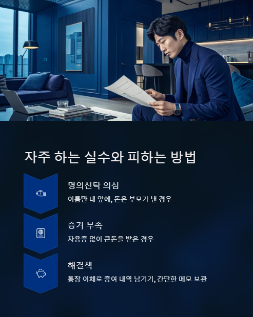 자주 하는 실수와 피하는 방법