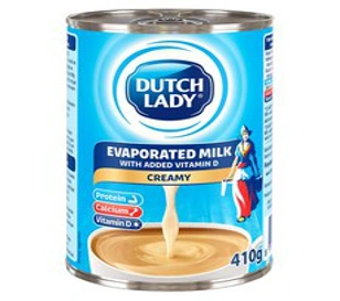 더치레이디 DUTCH LADY 무가당연유(Evaporated milk) 가당연유(Sweetened condensed milk)&#44; 410g&#44; 1개