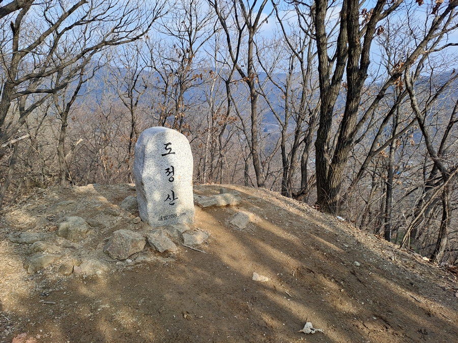 한북정맥-도정산정상석