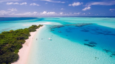 몰디브 해안 풍경