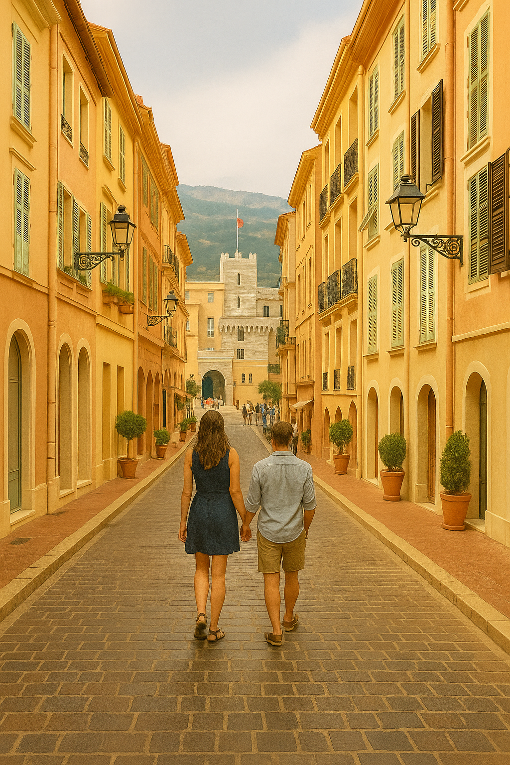 Monaco Ville 도보 여행