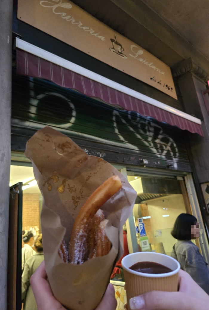 바르셀로나 츄러스 맛집 추레리아 라이에타나
