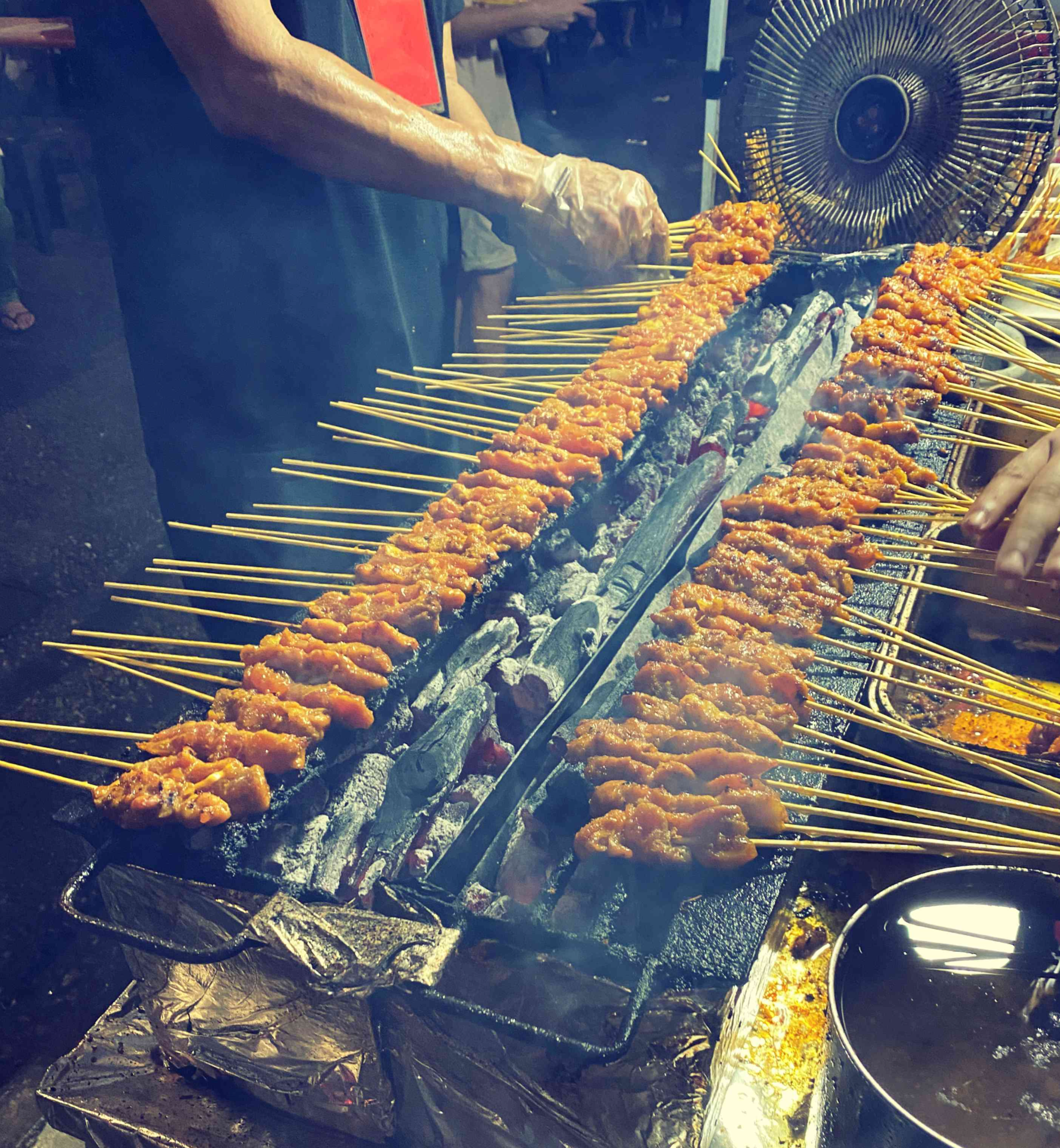 싱가포르 사테거리 꼬치 맛집