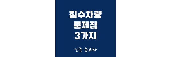 침수차량 문제점 썸네일