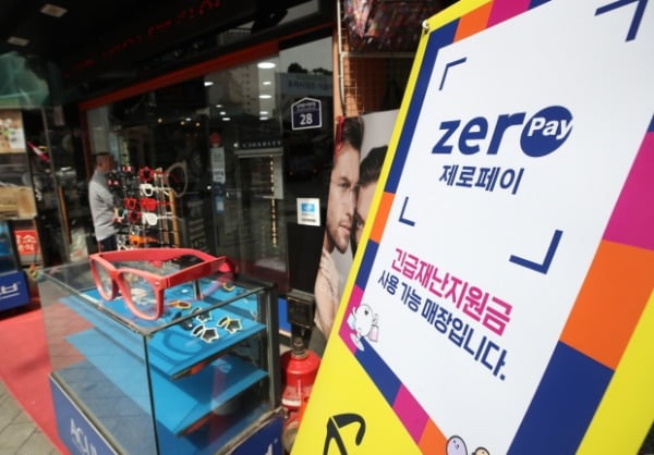  긴급재난지원금 신용카드 사용방법 내용입니다