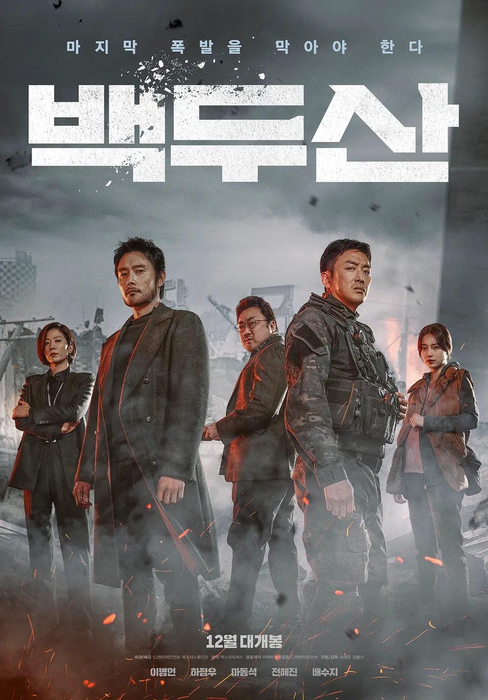 [백두산] 배우, 연출과 음악, 디자인 및 음향