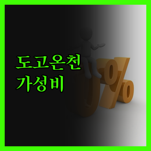 더위트 도고 온천 여행 가성비 좋은 