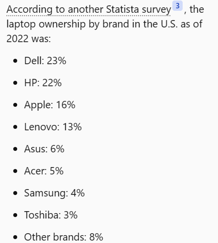 미국 노트북 시장점유율