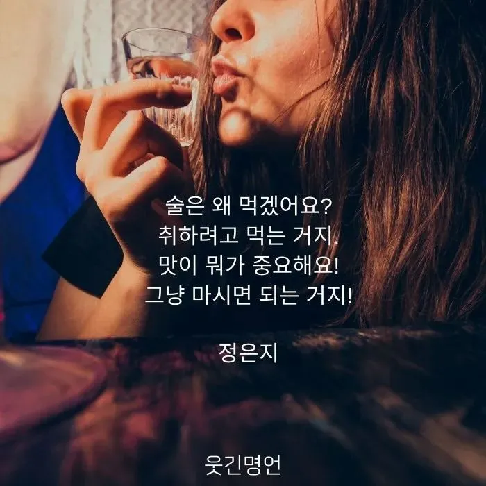 웃긴 명언 모음 웃긴 술명언 100선_1