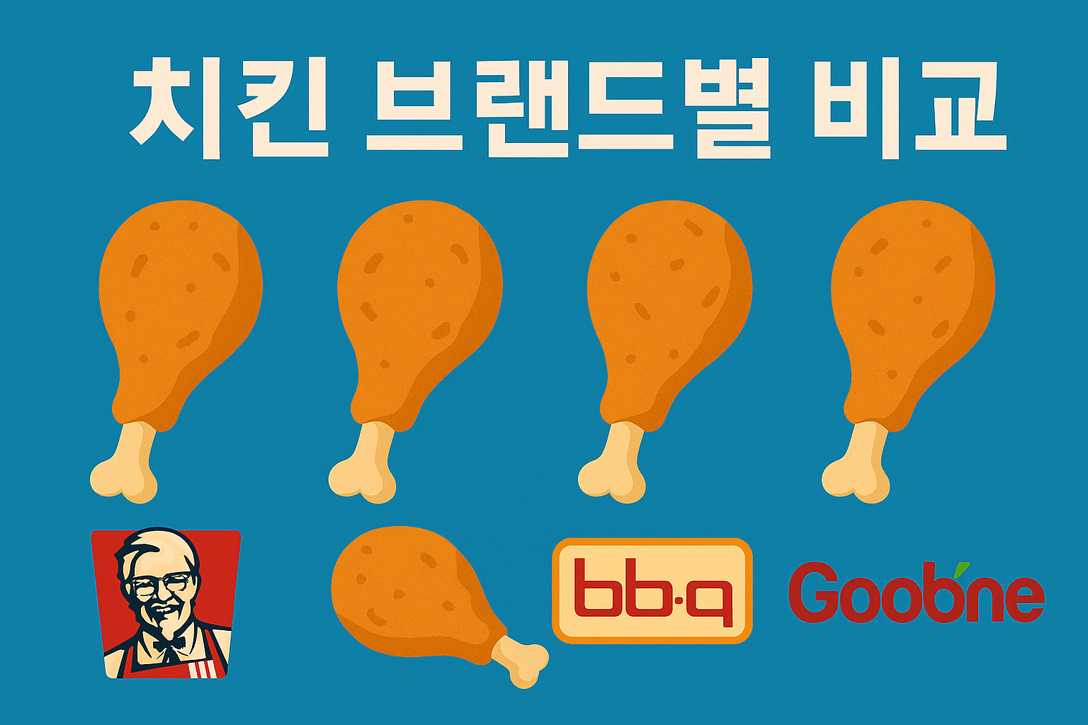 치킨 브랜드별 비교