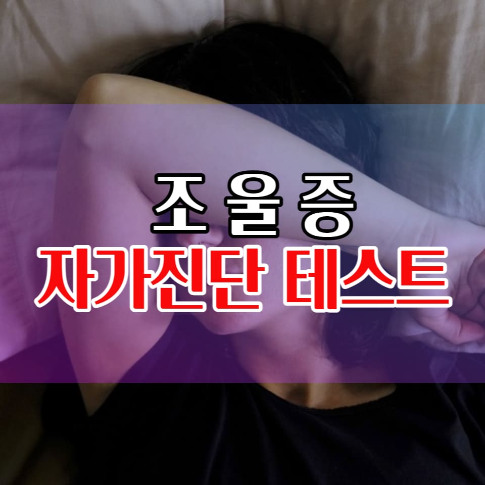  조울증 자가진단 테스트 8문항 해보세요