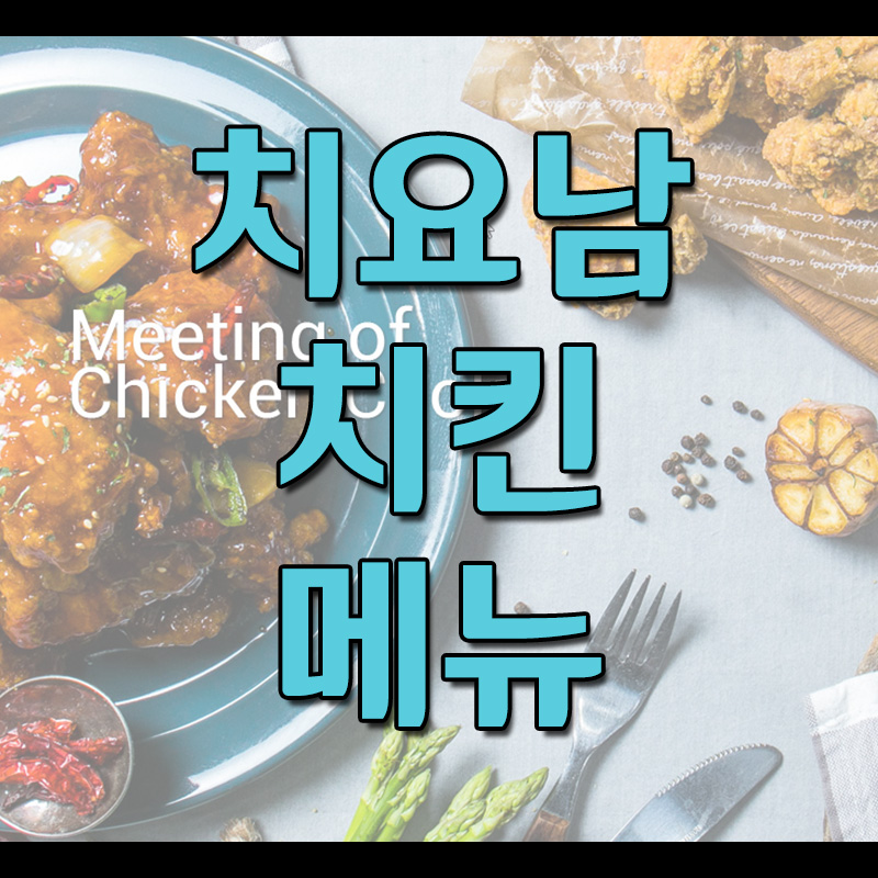  치요남치킨 메뉴