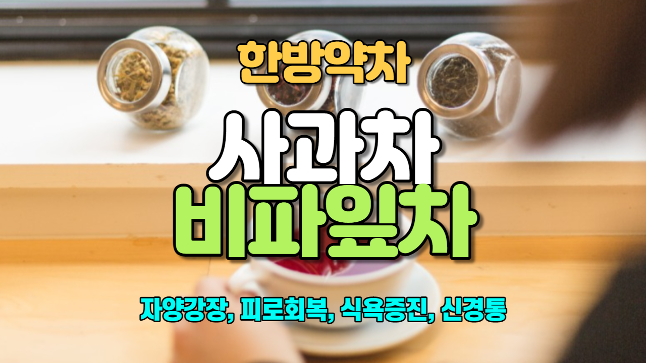  사과차 / 비파잎차