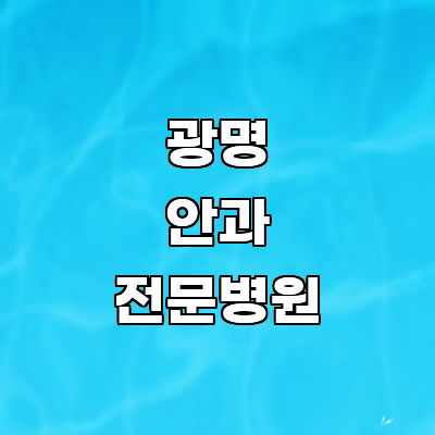 광명시 안과