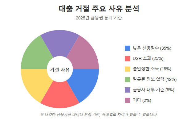 대출 거절 주요 사유 분석