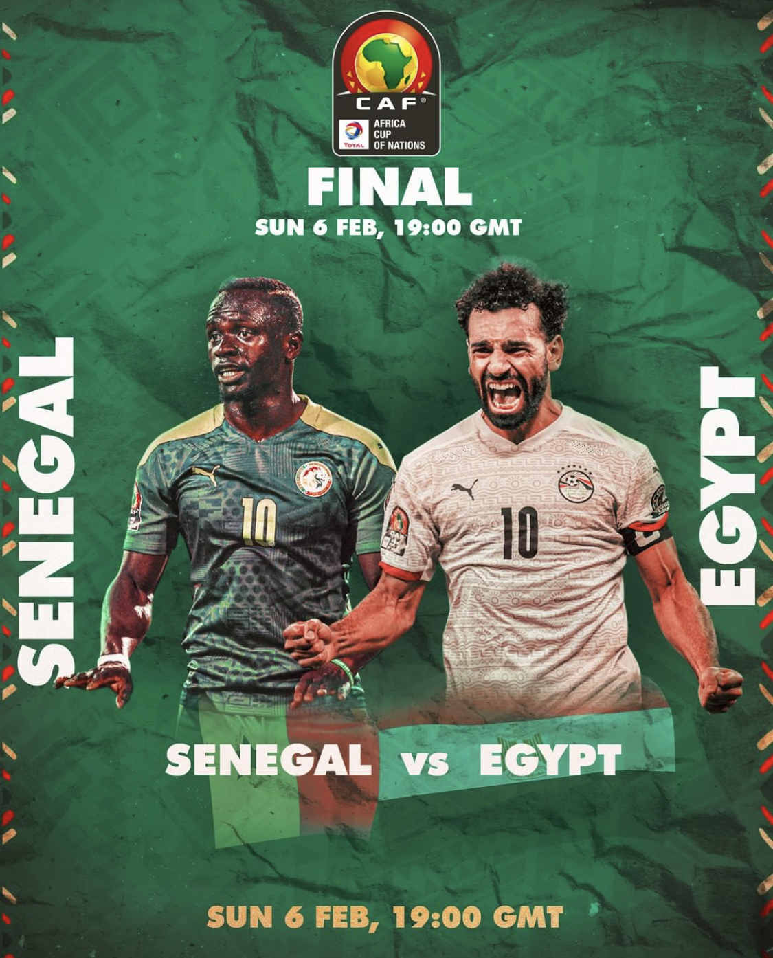  AFCON 아프리카 네이션스컵 결승전 세네갈과 이집트의 경기리뷰