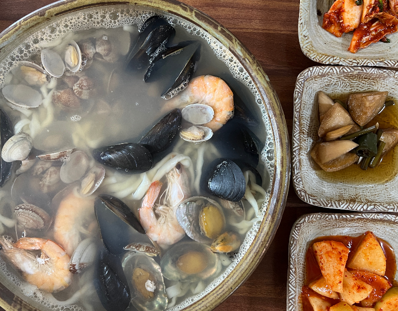 냉동칼국수 대표 사진