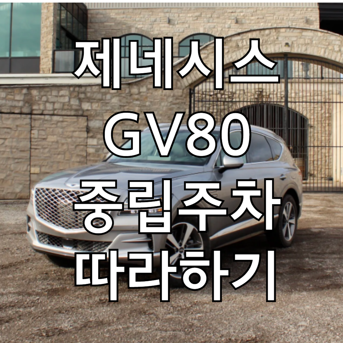 GV80중립주차방법