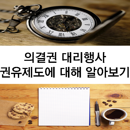 의결권 대리행사권유제도에 대해 1