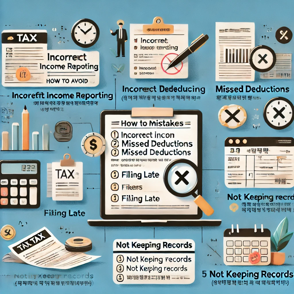 [세무실무] 세금 신고 시 자주 하는 실수와 피하는 법