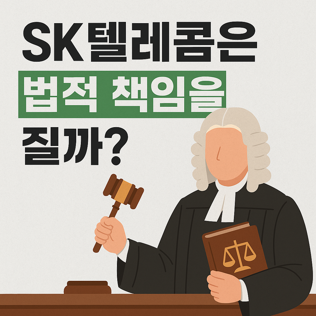 SK텔레콤은 법적 책임을 질까?
