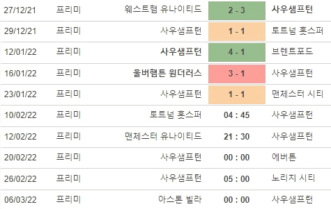 사우샘프턴 프리미어리그 손흥민 중계 EPL 15