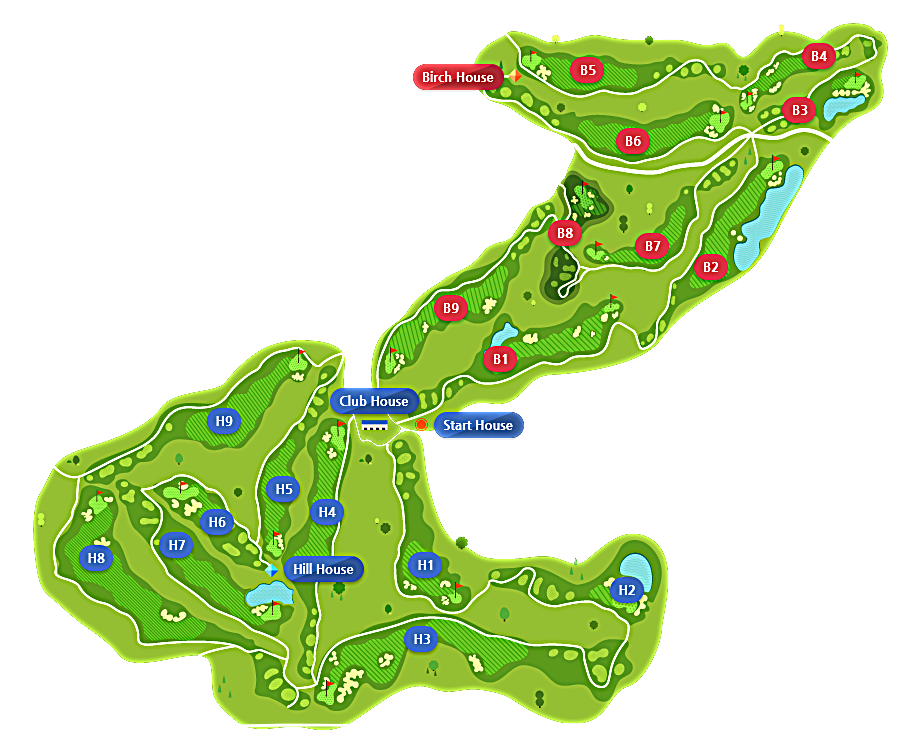 용평 버치힐CC 골프코스