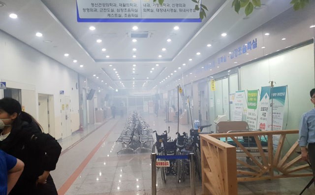  현재 속초 산불 속초병원 근황