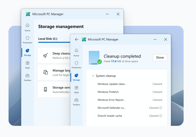 Storage Manager 기능