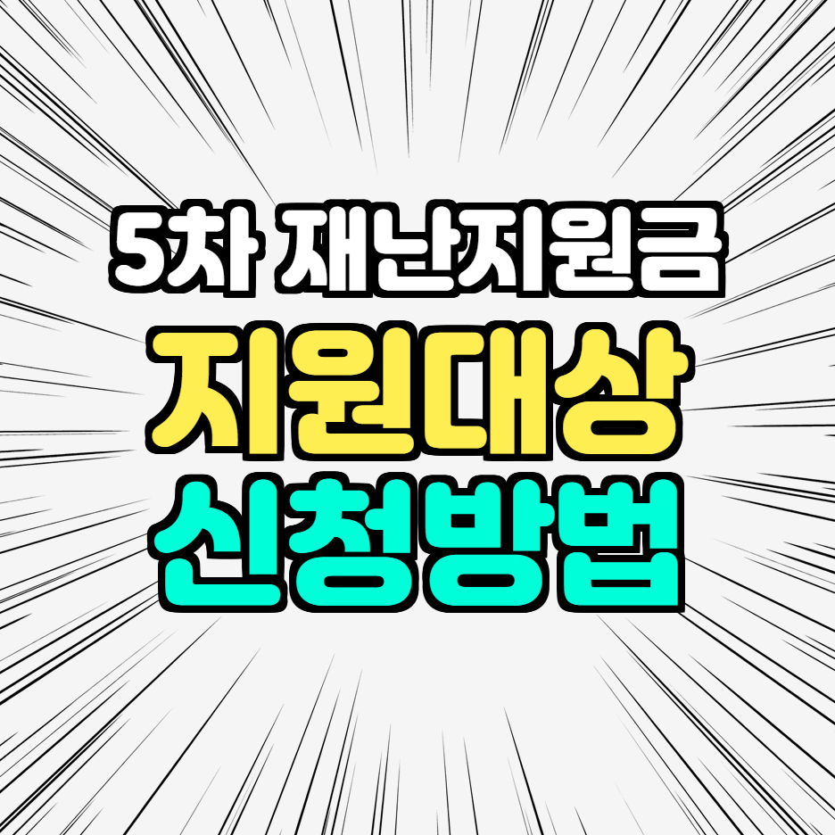  5차 재난지원금
