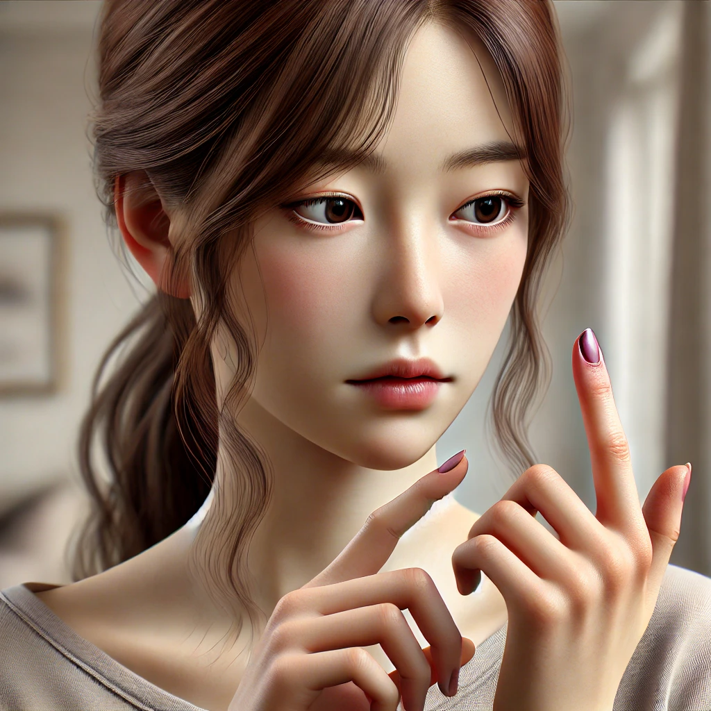 손톱이 검게 변하는 이유