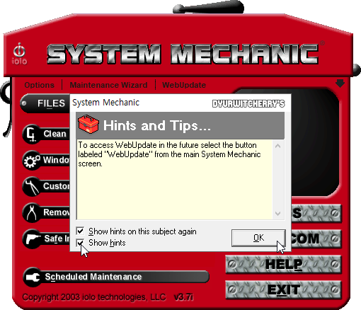 System Mechanic 3.7i