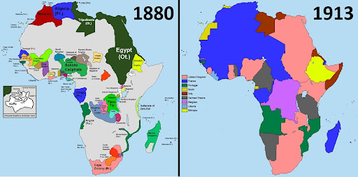 아프리카 식민화 지도