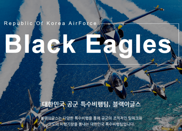 충남도민체육대회 블랙이글스 에어쇼