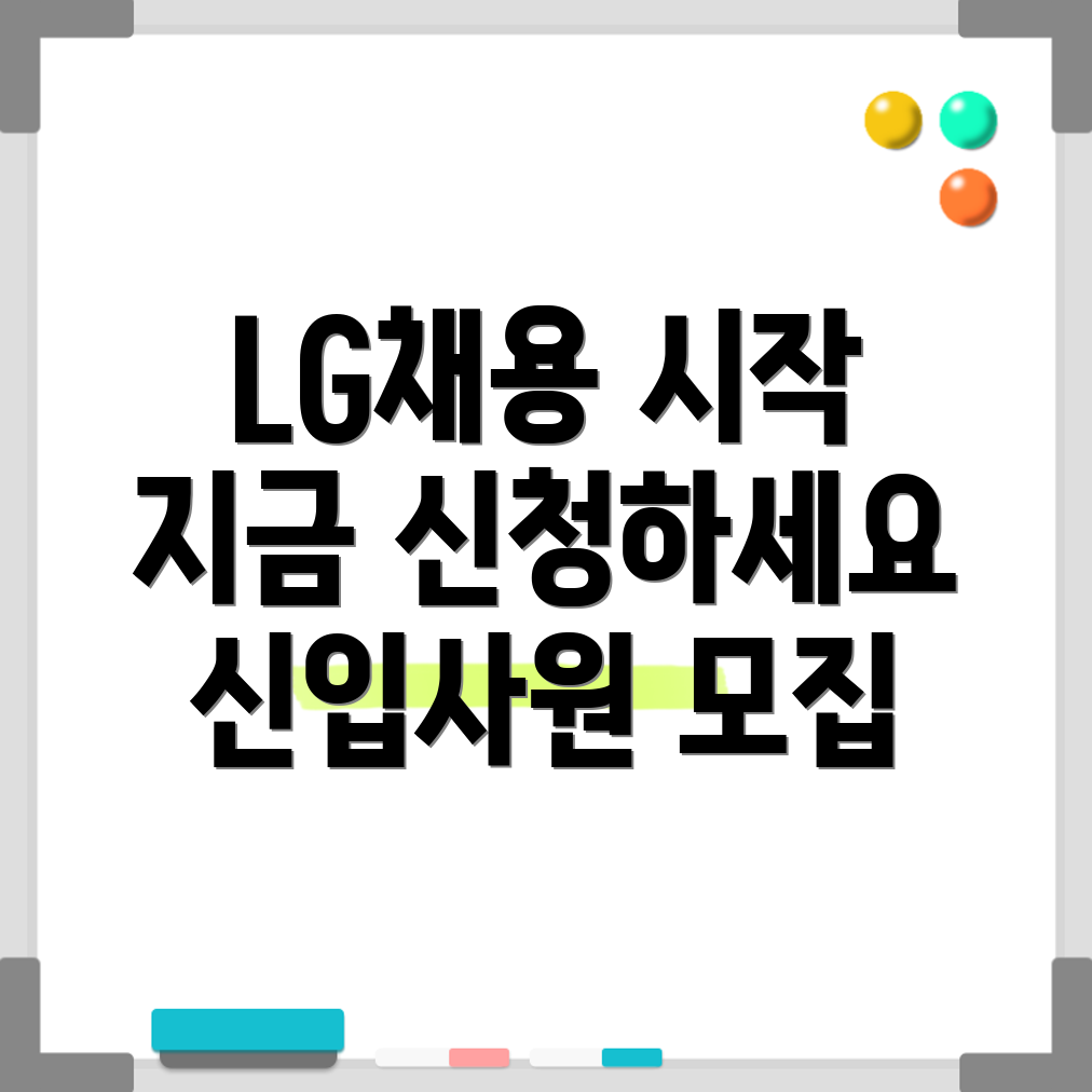 LG전자 신입사원 채용