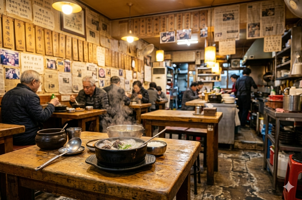 사골순대국