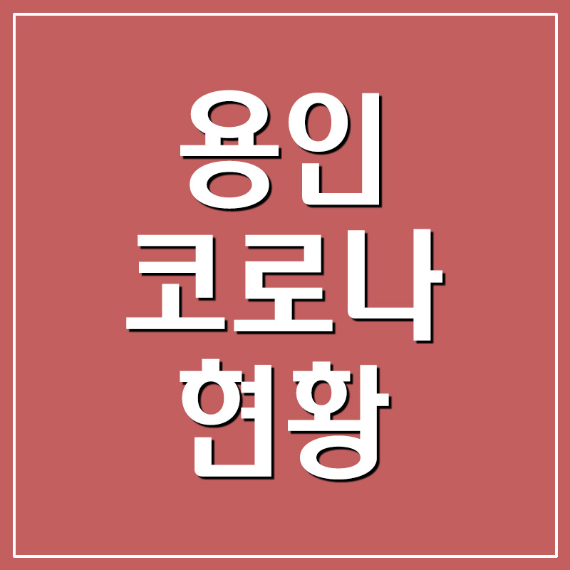  용인시 코로나 확진자 현황 및 이동경로