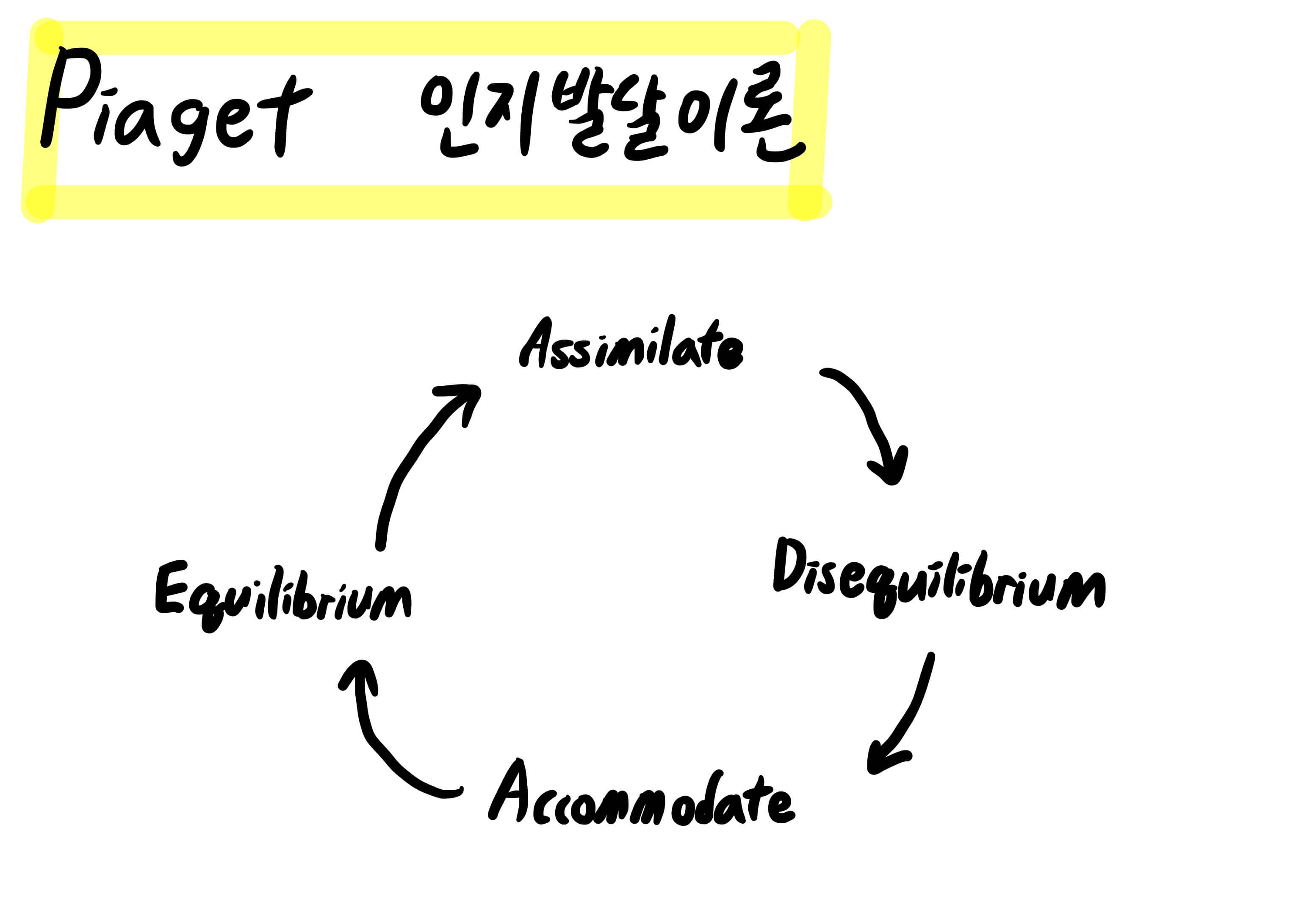 피아제 Piaget 인지발달이론