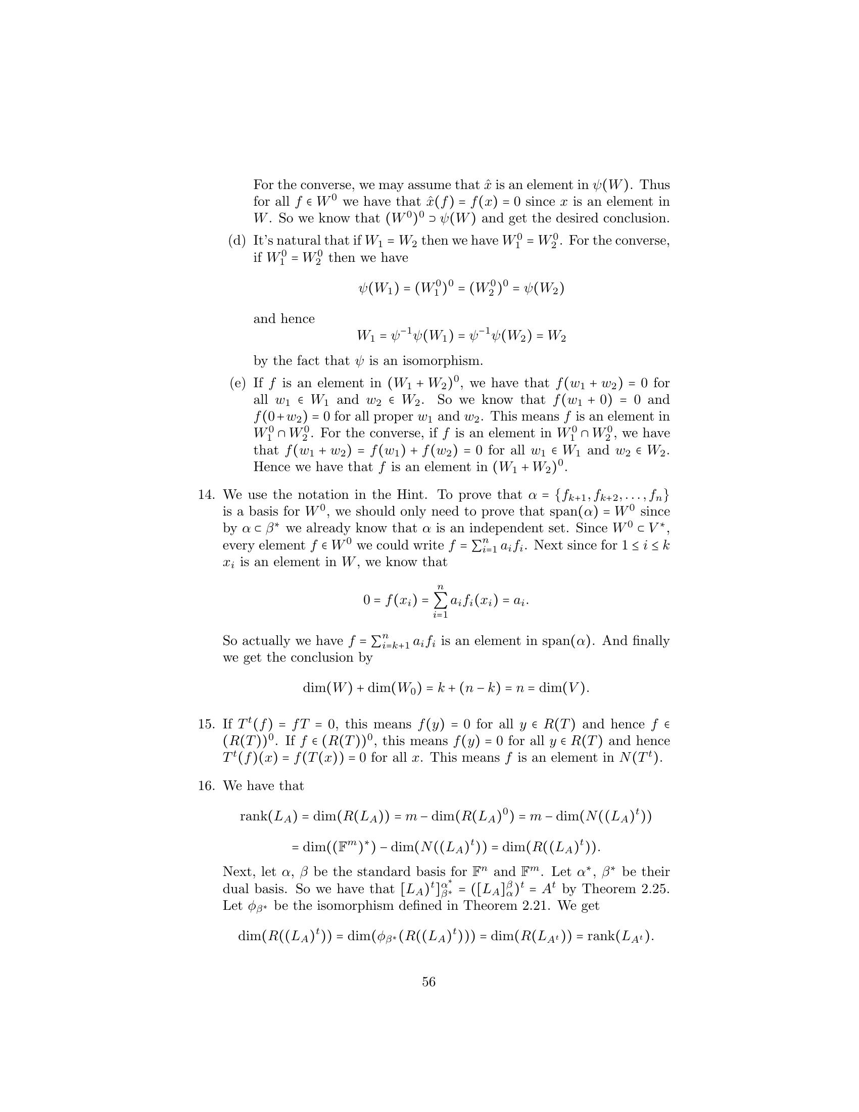 Solutions To Linear Algebra Stephen H Friedberg Fourth Edition Chapter 2