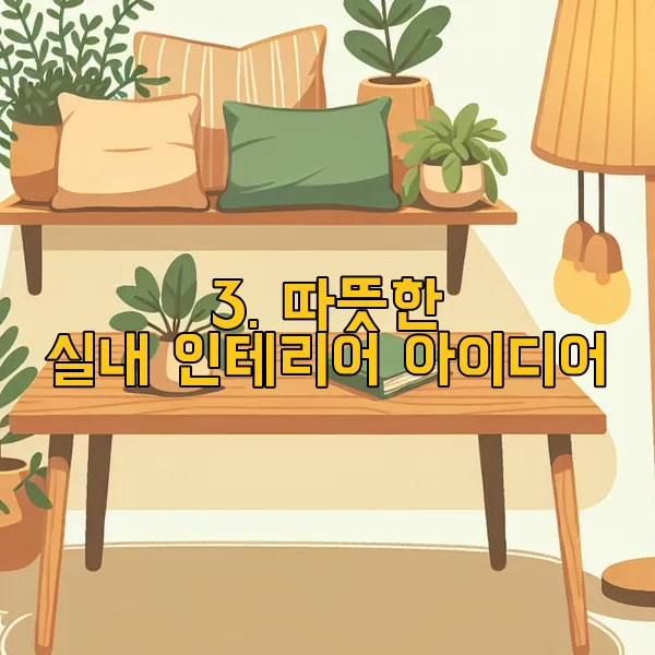 따뜻한 실내