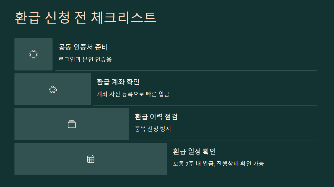 국세청 원클릭 환급 서비스 신청하기 완벽정리