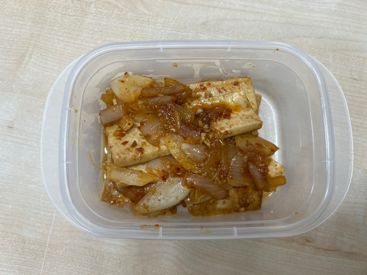  유아식반찬 두부간장조림