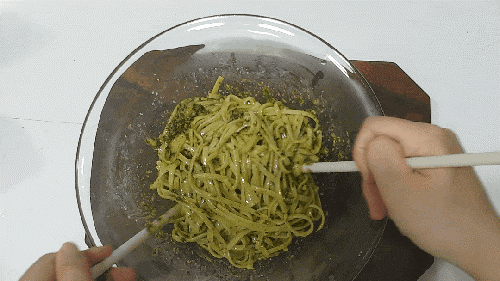 바질 파스타 만들기 바질페스토 파스타 만들기 링귀니 파스타 16