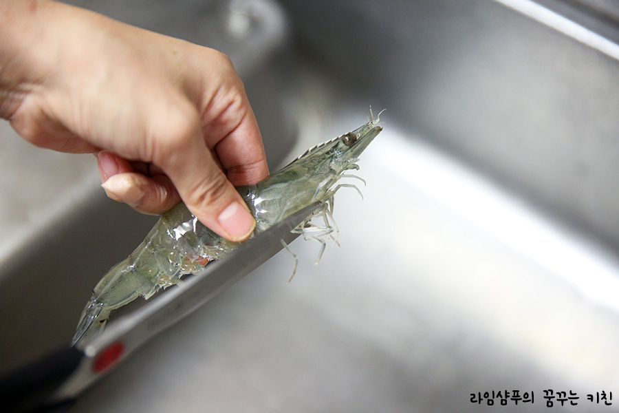 생새우 새우손질 흰다리새우 요리 29