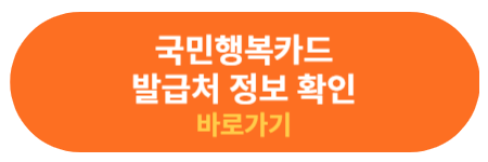 국민행복카드 발급처 정보 확인