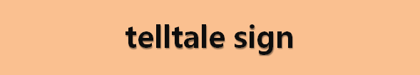  뉴스로 영어 공부하기: telltale sign (징후, 조짐)